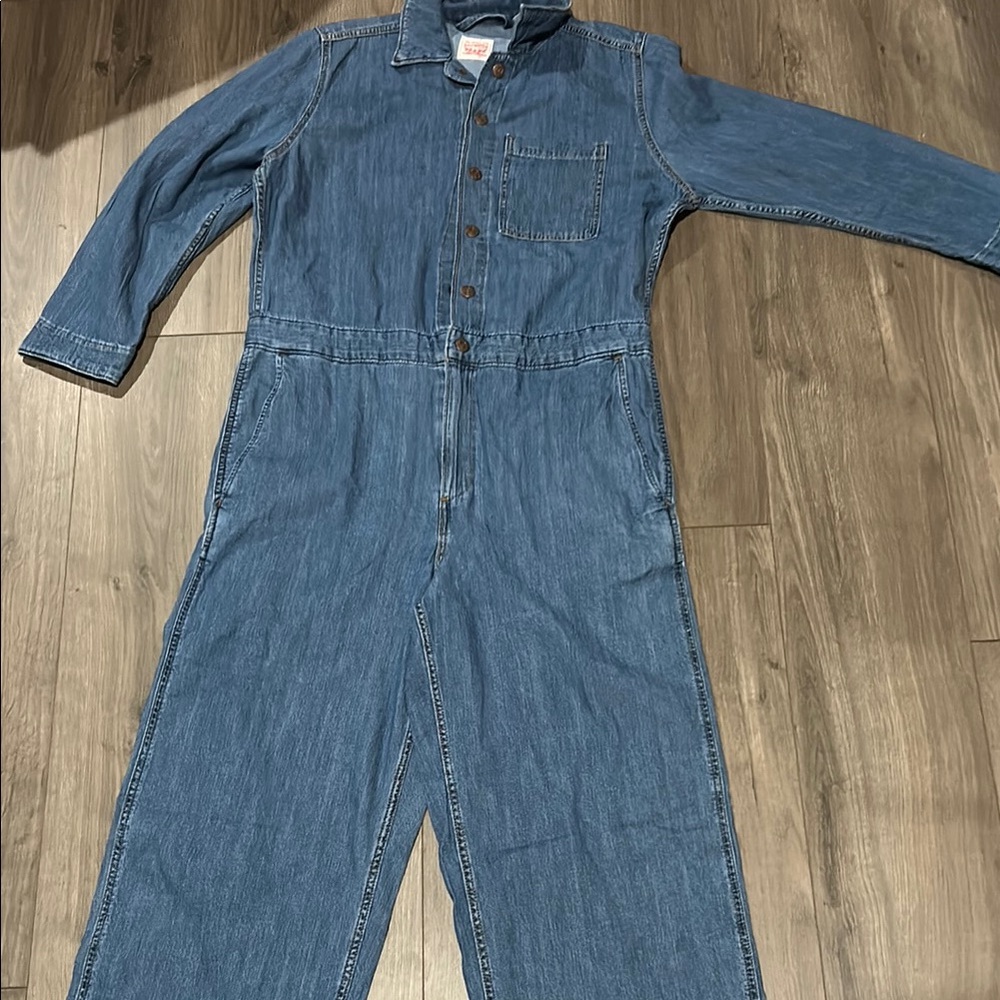 Levi's Blue Denim Jumpsuit